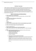 MEDSURG NR 324 Exam 1 Study Guide Already graded A