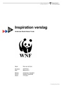 Onderzoek: Inspiration verslag WNF (8,2)