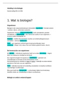 Samenvatting  Biologie voor Jou, Thema 1, Havo 4