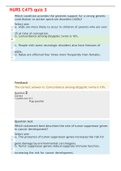 NURS C475 quiz 3 (answered and explained) | DownloaD To Score An A.