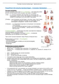Samenvatting Deeltoets 1 - Coronaire Aandoening - Theorielijn Aangepast Sporten