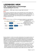 Samenvatting leerboek HRM laatste editie H1 t/m h11 zonder h7 en h10