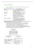 Summary tutorial 1-9 Food and Ingredient Categories, Carrier Systems and Food Technology HFV1004