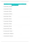 Chem120 Exam 1-Questions with Correct Answers/ Verified/ Latest Update (2024/2025)