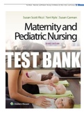 Test Bank Maternity and Pediatric Nursing 3rd Edition By Susan Ricci, Theresa Kyle, and Susan Carman.docx