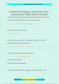 UST Test Questions & 100% Correct Answers