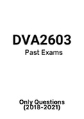 DVA2603 - Exam Questions PACK (2018-2021)