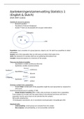 Statistic 1 Summary/ Notes (English)