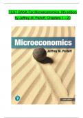 TEST BANK - Microeconomics, 9th Edition by Jeffrey M. Perloff, Verified Chapters 1 - 20, Complete Newest Version