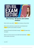 EPIC Training/ 186 Quizzes with Verified Solutions  