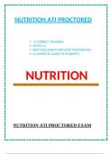 Nutrition ATI proctored