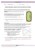 PHYS-1307 6172-21542Distance-Time-Velocity-Gizmo Distance-Time-Velocity-Gizmo