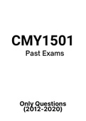 CMY1501 - Past  Exam Papers (2012-2020)