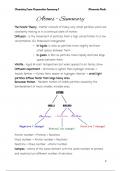 Summary -  Chemistry Atoms Topic 2