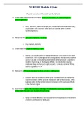 NUR 2180 / NUR2180 Module 4 Quiz (Latest 2022/2023): Physical Assessment - Rasmussen College