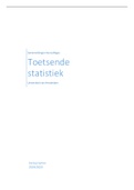 Meest uitgebreide en begrijpelijke samenvatting Toetsende Statistiek! 