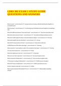 LDRS 302 EXAM 1 STUDY GUIDE QUESTIONS AND ANSWERS.