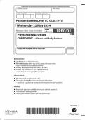 GCSE EDEXCEL May 2024 Physical Education Paper 1