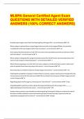 MLBPA General Certified Agent Exam QUESTIONS WITH DETAILED VERIFIED ANSWERS (100-