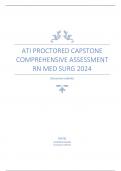 ATI PROCTORED CAPSTONE COMPREHENSIVE ASSESSMENT RN MED SURG 2024