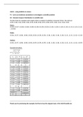 Unit 8 - p1 carry out statistical calculations to investigate a scientific problem, d1 interpret shapes of distribution in scientific data