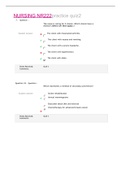 NURSING NR222practice quiz2