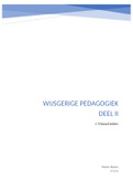 Wijsgerige pedagogiek Deel II - pedagogische wetenschappen