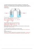 Electrochemistry assessment