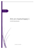 Samenvatting  Arts En Maatschappij 1