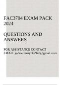 FAC3704 Exam pack 2024(Group Financial Reporting)