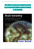 TEST BANK For Astronomy A Beginners Guide to the Universe, 8th Edition by Chaisson, Verified Chapters 1 - 18, Complete 