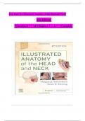 TEST BANK For Illustrated Anatomy of the Head and Neck 6th Edition by Margaret J. Fehrenbach, Susan W. Herring | Verified Chapters 1 - 12 | Complete Newest Version