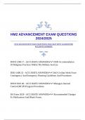 HM2 ADVANCEMENT EXAM QUESTIONS 2024/2025 WITH GUARANTEED ACCURATE ANSWERS 