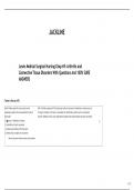  Lewis Medical Surgical Nursing Chap 69: Arthritis and Connective Tissue Disorders With Questions And 100% SURE ANSWERS