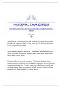 HM2 DENTAL EXAM 2024/2025 WITH GUARANTEED ACCURATE ANSWERS |VERIFIED