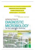 TEST BANK - Delost, Introduction to Diagnostic Microbiology for the Laboratory Sciences. 2nd Edition, All 24 Chapters Covered, Verified Latest Edition