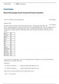 APUS MATH302 I001 Week 8 Knowledge Check Homework Practice Questions