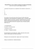 Fitzgerald Review Course: Primary-Secondary Prevention Exam Questions and Correct Answers Latest Update, Graded A+