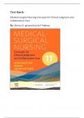 Test Bank For Medical Surgical Nursing Concepts For Interprofessional Collaborative Care, 11th Edition, By Donna D Ignatavicius, M Linda Workman|| All Chapters 1-74|| Newest Edition 