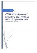 ENG1503 Assignment 2 Semester 2 2024 (594942) - DUE 17 September 2024