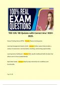 TED 105/ 80 Quizzes with Correct Ans/ 2024-2025.  