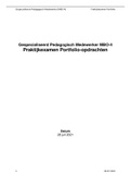 Portfolio (COMPLEET) - Gespecialiseerd Pedagogisch Medewerker MBO-4 - GOED -  Kindgerichte activiteit - Deskundigheidsbevordering (P2-K1-W2  -  B1-K1-W2  -  P2-K2-W4  -  B1-K1-W4  -  P2-K2-W1  -  B1-K1-W8  -  B1-K2-W1  -  