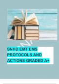 SNHD EMT EMS PROTOCOLS AND ACTIONS GRADED A+  :The following are Adult, Pediatric, Operations, etc Protocols directly from the SNHD 2020 Protocols Manual - specific protocols to the EMT Basic Level.