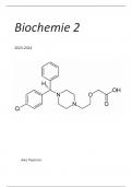 Samenvatting -  Biochemie II