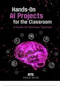 "Interactive AI Projects for the Classroom: Hands-On Learning" is a comprehensive guide designed to integrate artificial intelligence into educational settings. This resource offers educators practical, hands-on projects that facilitate learning thr