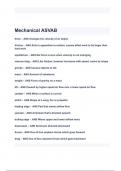 Mechanical ASVAB EXAM QUESTIONS AND ANSWERS( A+ GRADED 100% VERIFIED).