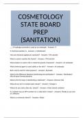 COSMETOLOGY STATE BOARD PREP (SANITATION)