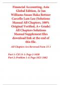 Solutions Manual For Financial Accounting 2nd Asia Global Edition By Jan Williams Susan Haka Bettner Carcello Lam Lau (All Chapters, 100% Original Verified, A+ Grade) 