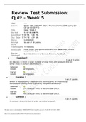 ECON 1002/MGMT 3503 Microeconomics Week 5 Quiz