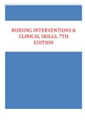 NURSING INTERVENTIONS & CLINICAL SKILLS, 7TH EDITION TEST BANK